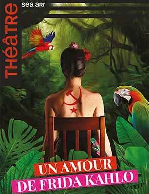 Affiche pour le spectacle Un amour de Frida Khalo